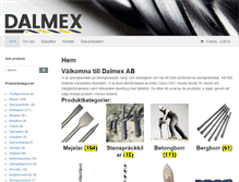 Tablet Screenshot of dalmex.se